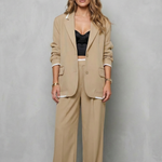 Talia – Elegant Wide-Leg Pantsuit Set – Two-Piece Power Look