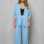 Talia – Elegant Wide-Leg Pantsuit Set – Two-Piece Power Look