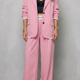 Talia – Elegant Wide-Leg Pantsuit Set – Two-Piece Power Look