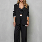 Talia – Elegant Wide-Leg Pantsuit Set – Two-Piece Power Look