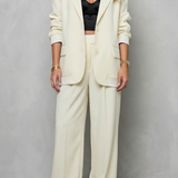 Talia – Elegant Wide-Leg Pantsuit Set – Two-Piece Power Look