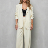 Talia – Elegant Wide-Leg Pantsuit Set – Two-Piece Power Look
