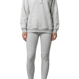 Thalina – Button detail hoodie – Cozy Relaxed Set