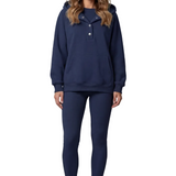 Thalina – Button detail hoodie – Cozy Relaxed Set