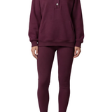 Thalina – Button detail hoodie – Cozy Relaxed Set