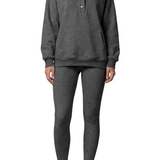 Thalina – Button detail hoodie – Cozy Relaxed Set