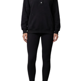 Thalina – Button detail hoodie – Cozy Relaxed Set