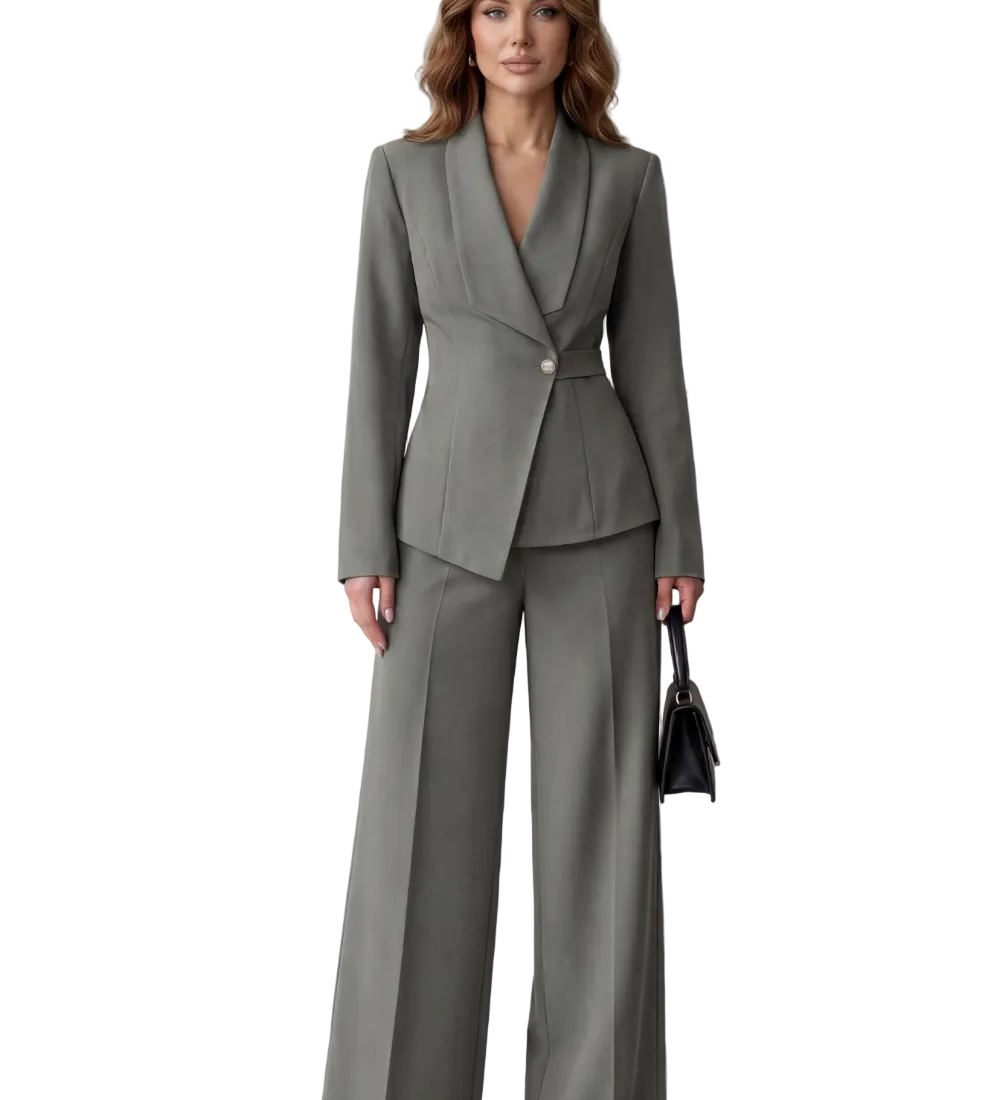 Valdérie – Sculpted waist – Tailored suit set