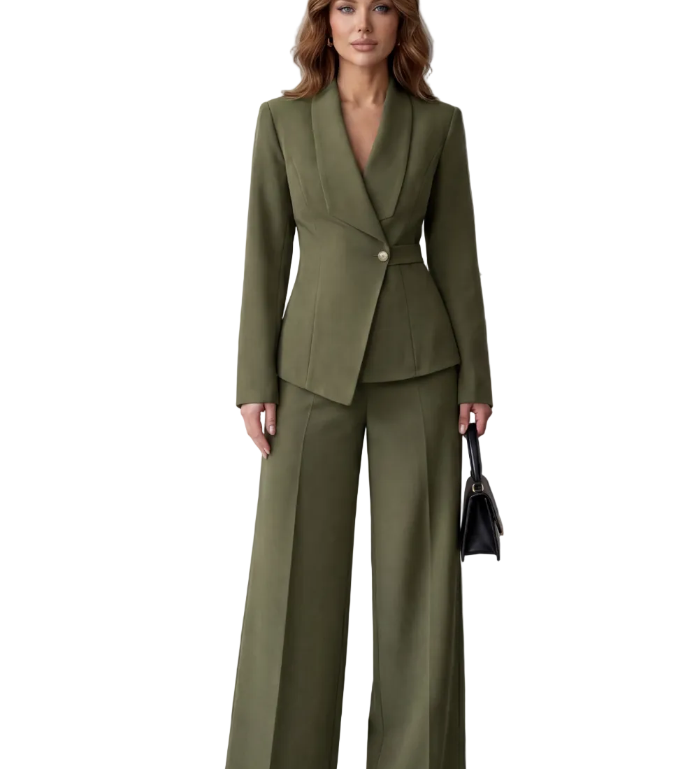 Valdérie – Sculpted waist – Tailored suit set