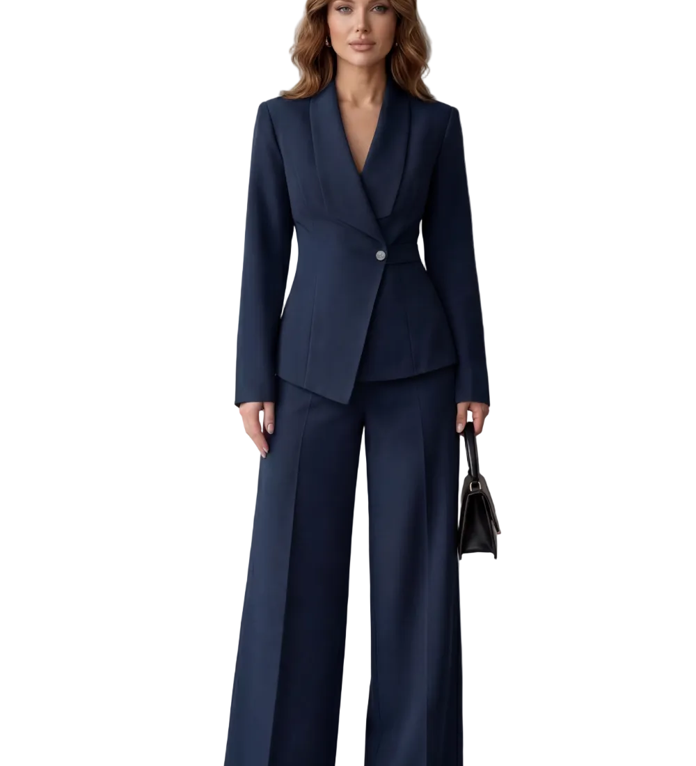 Valdérie – Sculpted waist – Tailored suit set