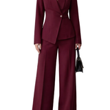 Valdérie – Sculpted waist – Tailored suit set
