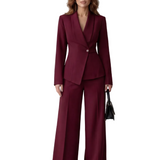 Valdérie – Sculpted waist – Tailored suit set