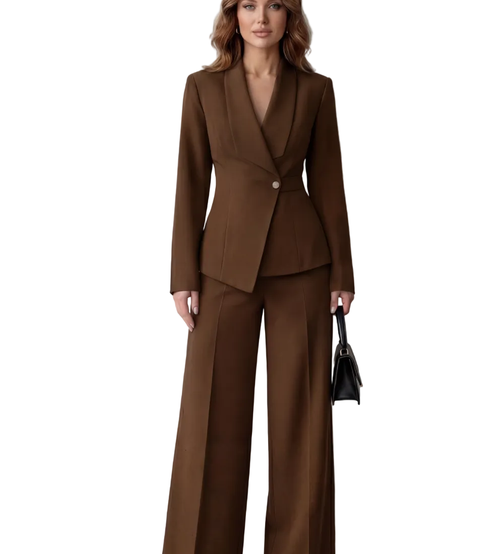 Valdérie – Sculpted waist – Tailored suit set