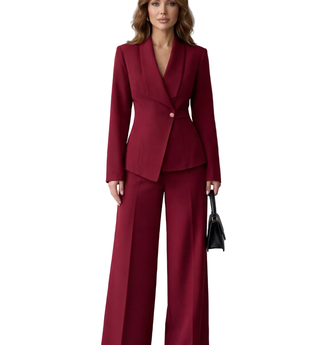 Valdérie – Sculpted waist – Tailored suit set