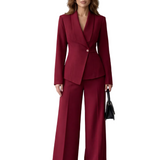Valdérie – Sculpted waist – Tailored suit set