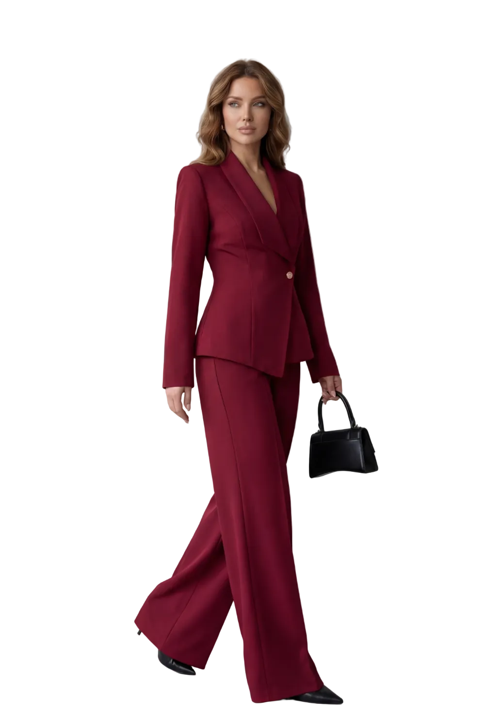 Valdérie – Sculpted waist – Tailored suit set