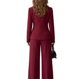 Valdérie – Sculpted waist – Tailored suit set
