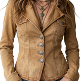 Valmira – Sculpted silhouette – Denim blazer