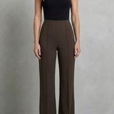 Velizza – Streamlined silhouette – High-waist wide-leg trousers