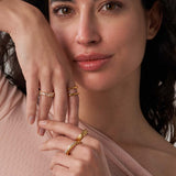 18K GOLD DIAMOND RING