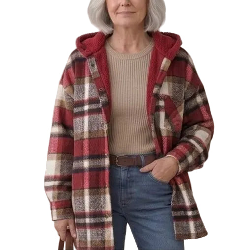Piper™ | Hooded Flannel Shacket — Final Edit
