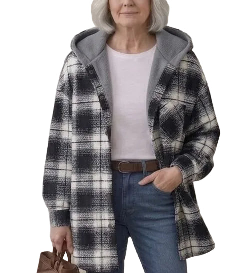 Piper™ | Hooded Flannel Shacket — Final Edit