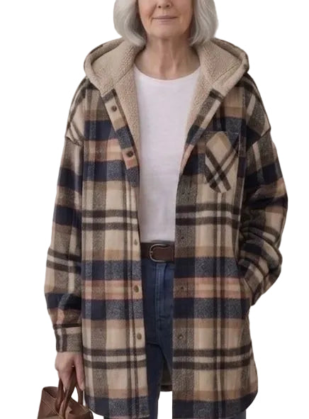 Piper™ | Hooded Flannel Shacket — Final Edit