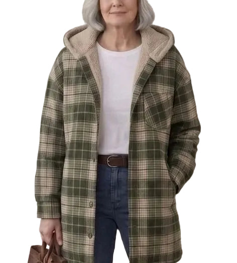 Piper™ | Hooded Flannel Shacket — Final Edit