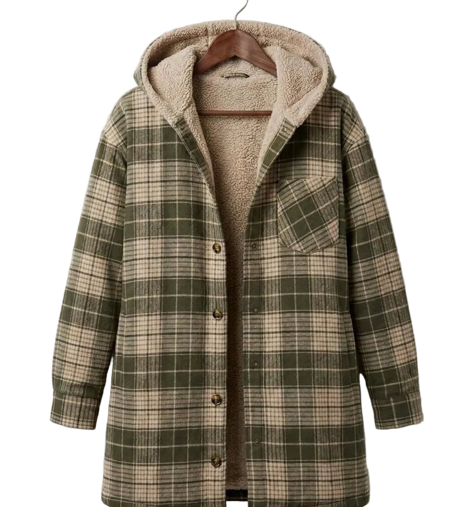 Piper™ | Hooded Flannel Shacket — Final Edit