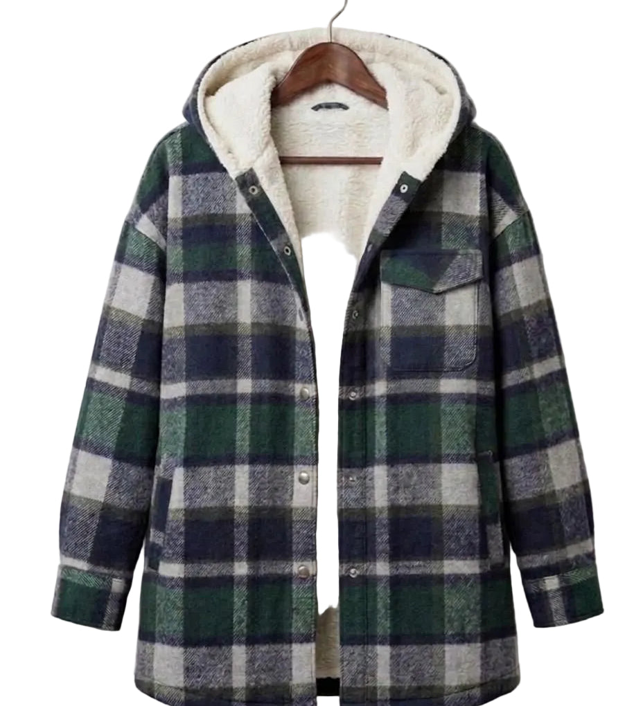Piper™ | Hooded Flannel Shacket — Final Edit