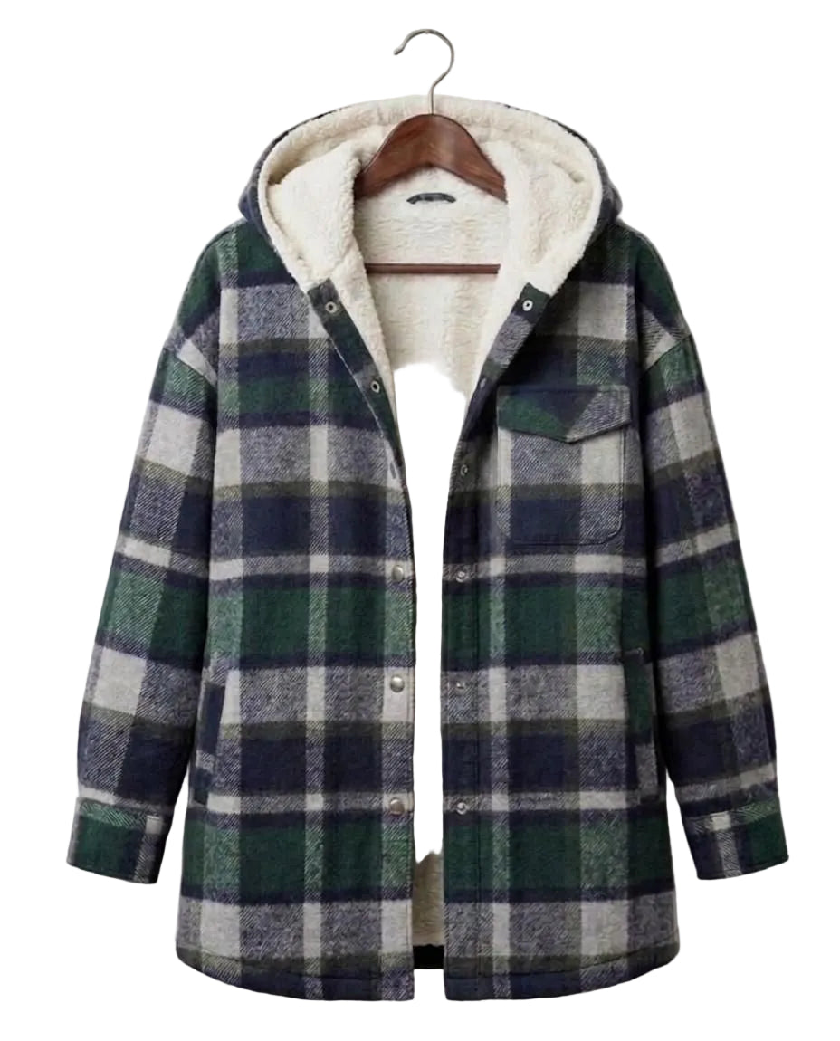 Piper™ | Hooded Flannel Shacket — Final Edit