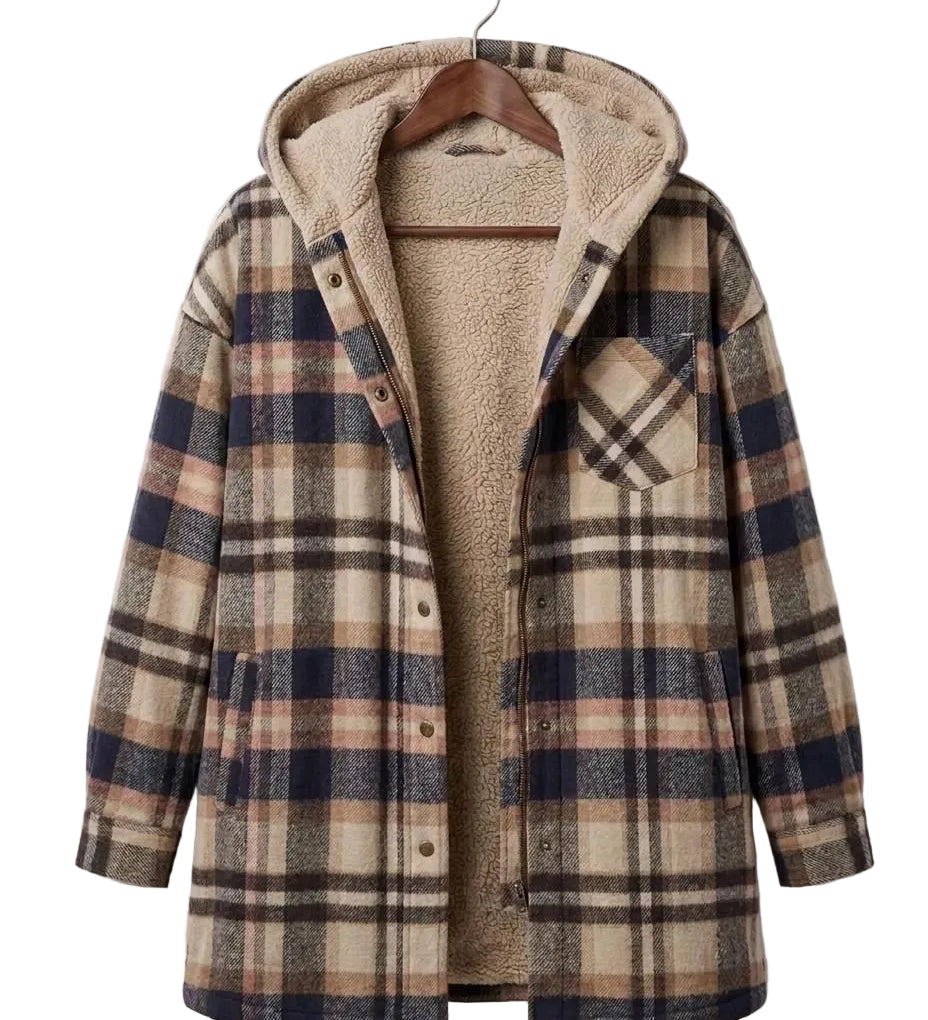 Piper™ | Hooded Flannel Shacket — Final Edit