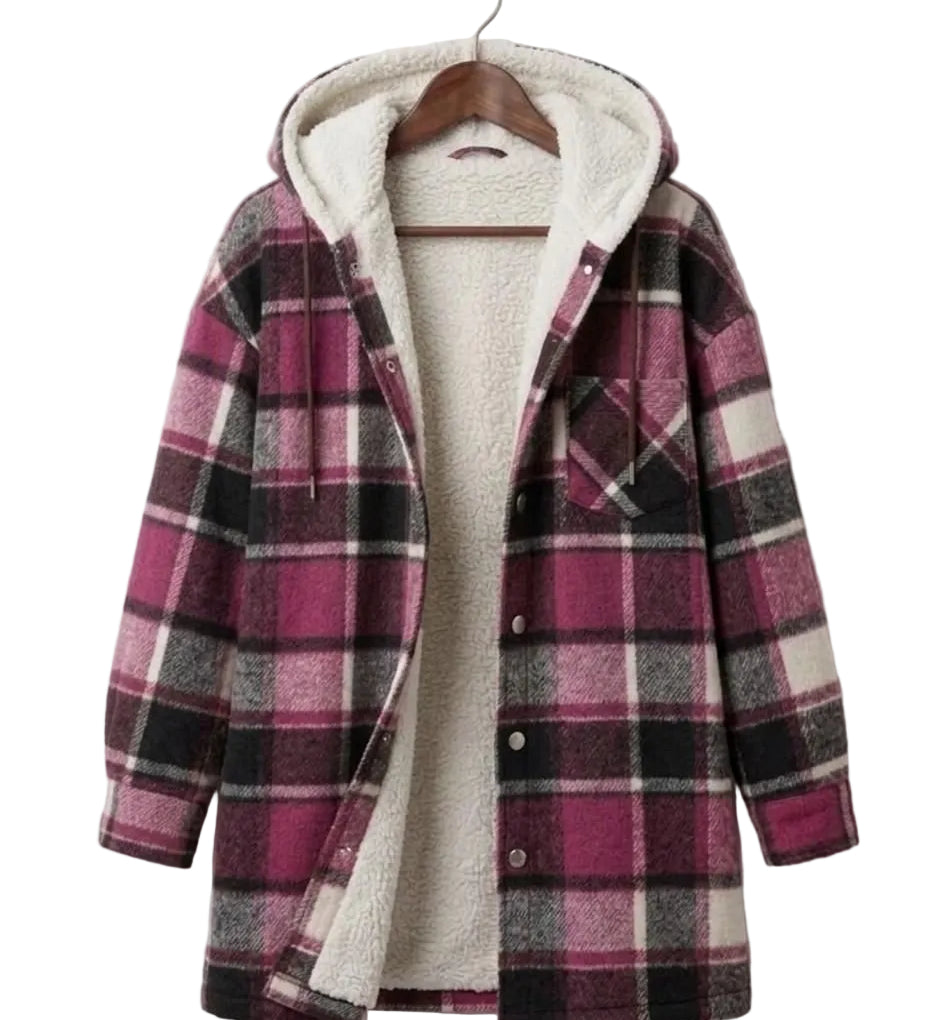 Piper™ | Hooded Flannel Shacket — Final Edit