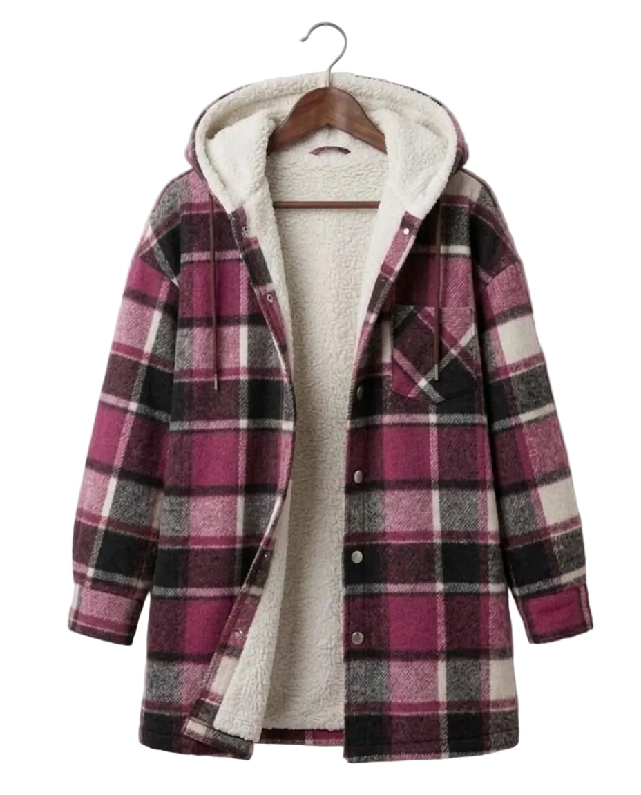 Piper™ | Hooded Flannel Shacket — Final Edit