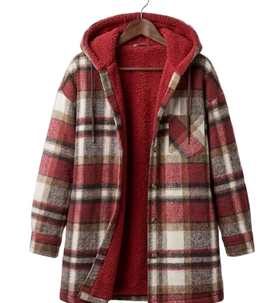 Piper™ | Hooded Flannel Shacket — Final Edit