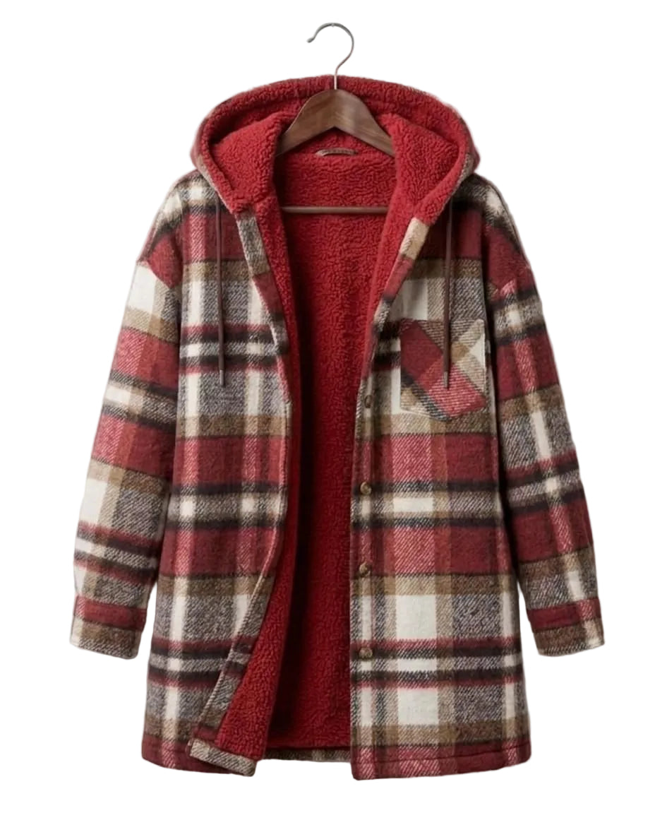 Piper™ | Hooded Flannel Shacket — Final Edit