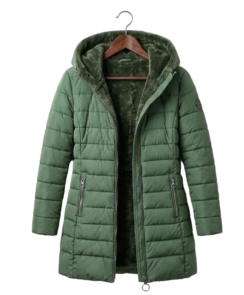 Olivia™ | Quilted A-Line Winter Coat — Final Edit