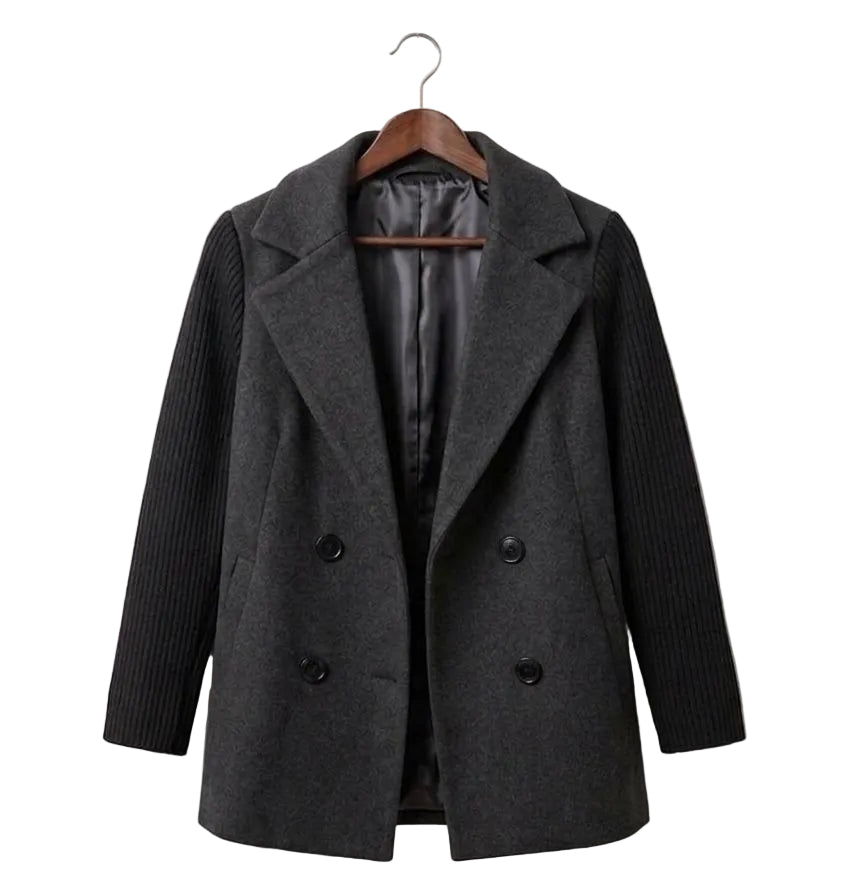 Sasha™ | Ribbed Blazer Coat — Final Edit