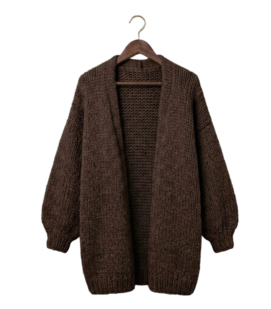 The Oversized Cardie™ | Relaxed Knit Cardigan — Final Edit