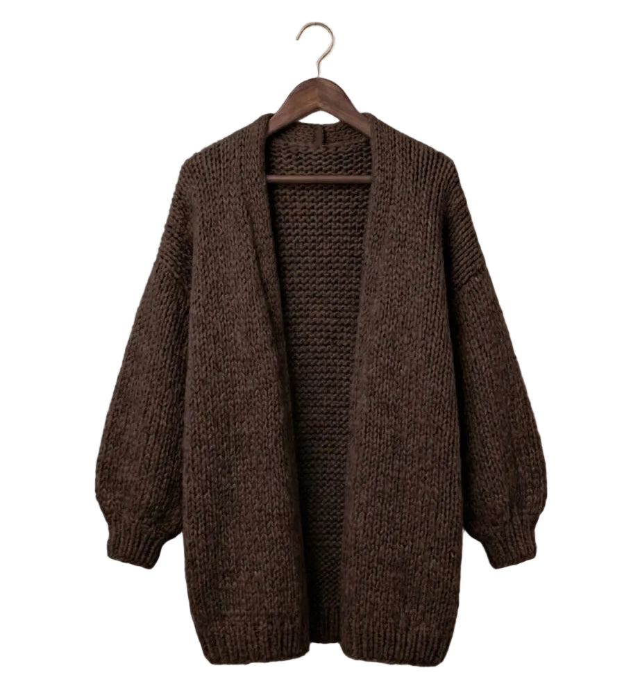 The Oversized Cardie™ | Relaxed Knit Cardigan — Final Edit