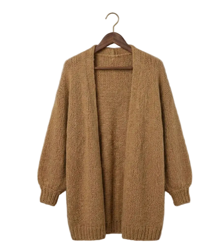 The Oversized Cardie™ | Relaxed Knit Cardigan — Final Edit