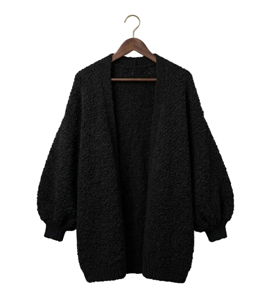 The Oversized Cardie™ | Relaxed Knit Cardigan — Final Edit