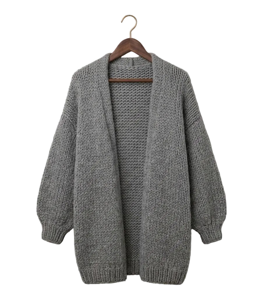 The Oversized Cardie™ | Relaxed Knit Cardigan — Final Edit