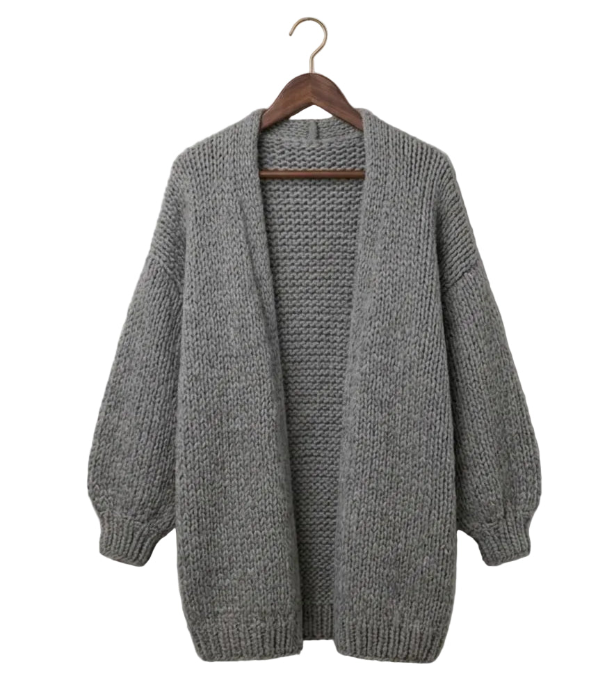 The Oversized Cardie™ | Relaxed Knit Cardigan — Final Edit