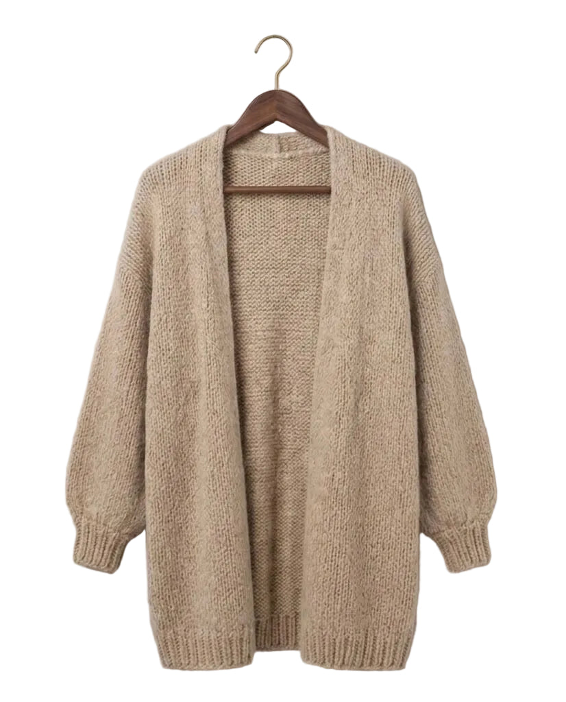 The Oversized Cardie™ | Relaxed Knit Cardigan — Final Edit