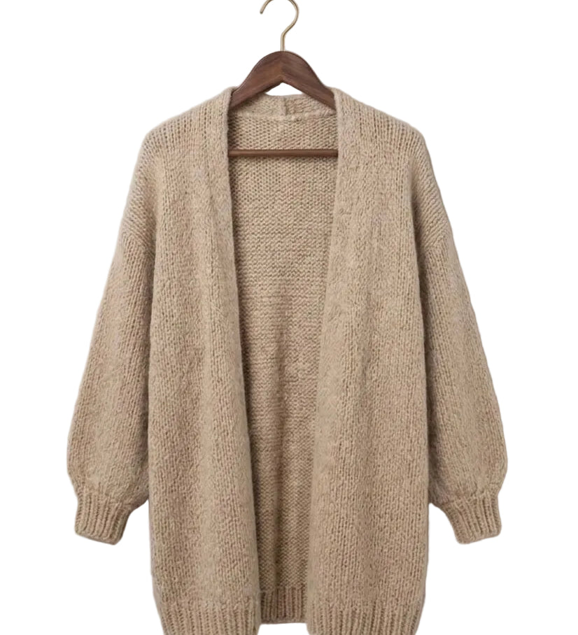 The Oversized Cardie™ | Relaxed Knit Cardigan — Final Edit
