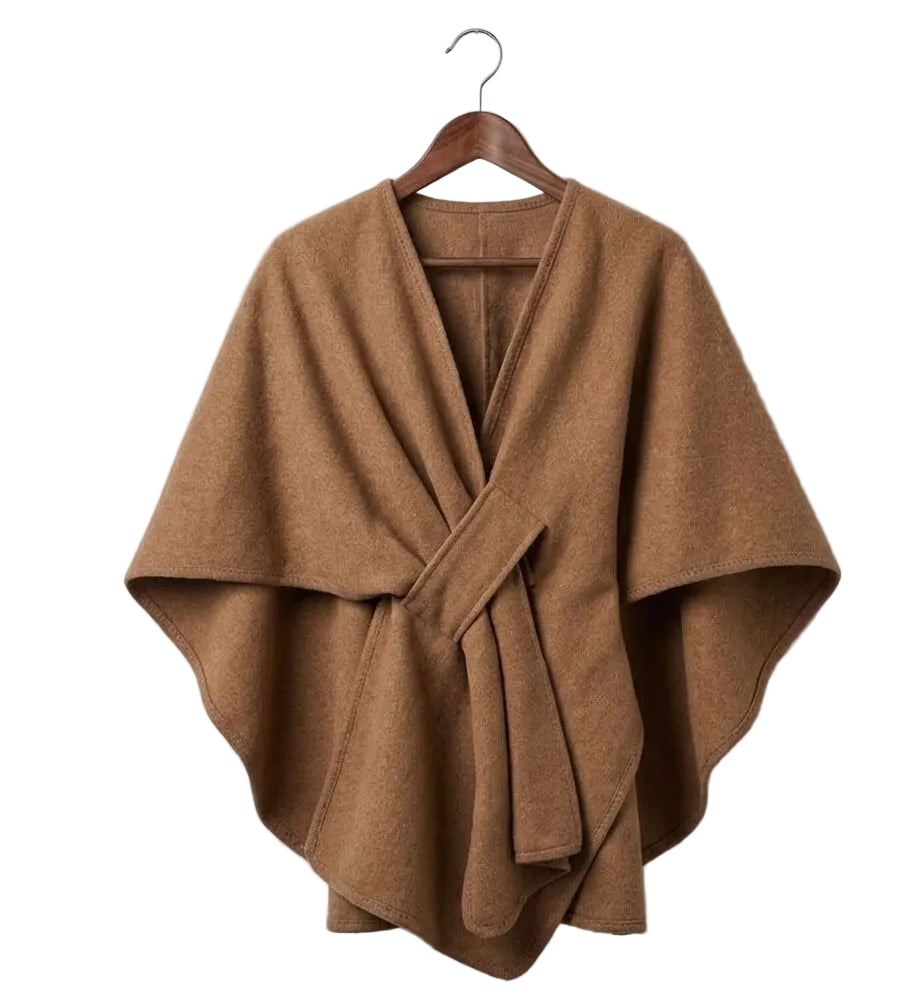 Marina™ | Caped Fleece Shawl — Final Edit