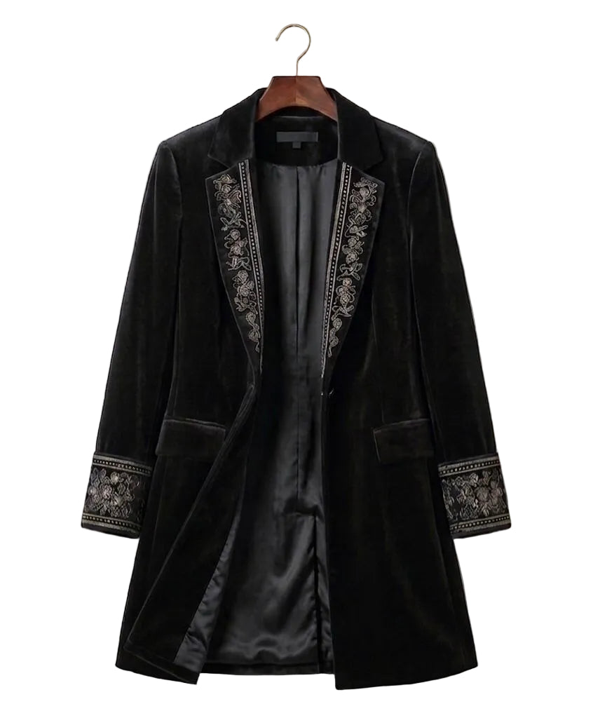 Elise™ | Velvet Statement Blazer — Final Edit