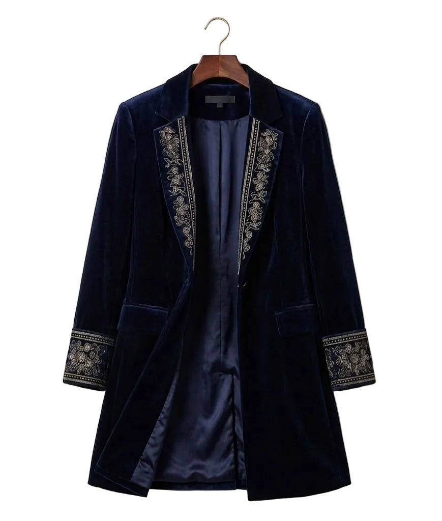Elise™ | Velvet Statement Blazer — Final Edit