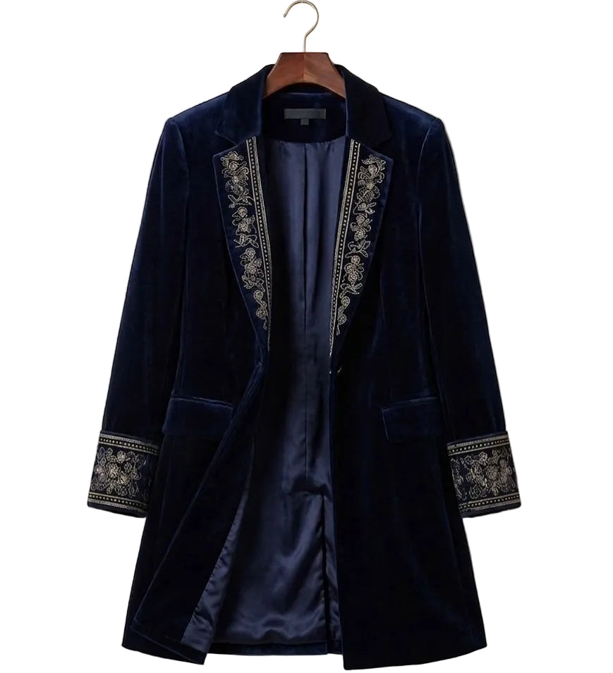 Elise™ | Velvet Statement Blazer — Final Edit
